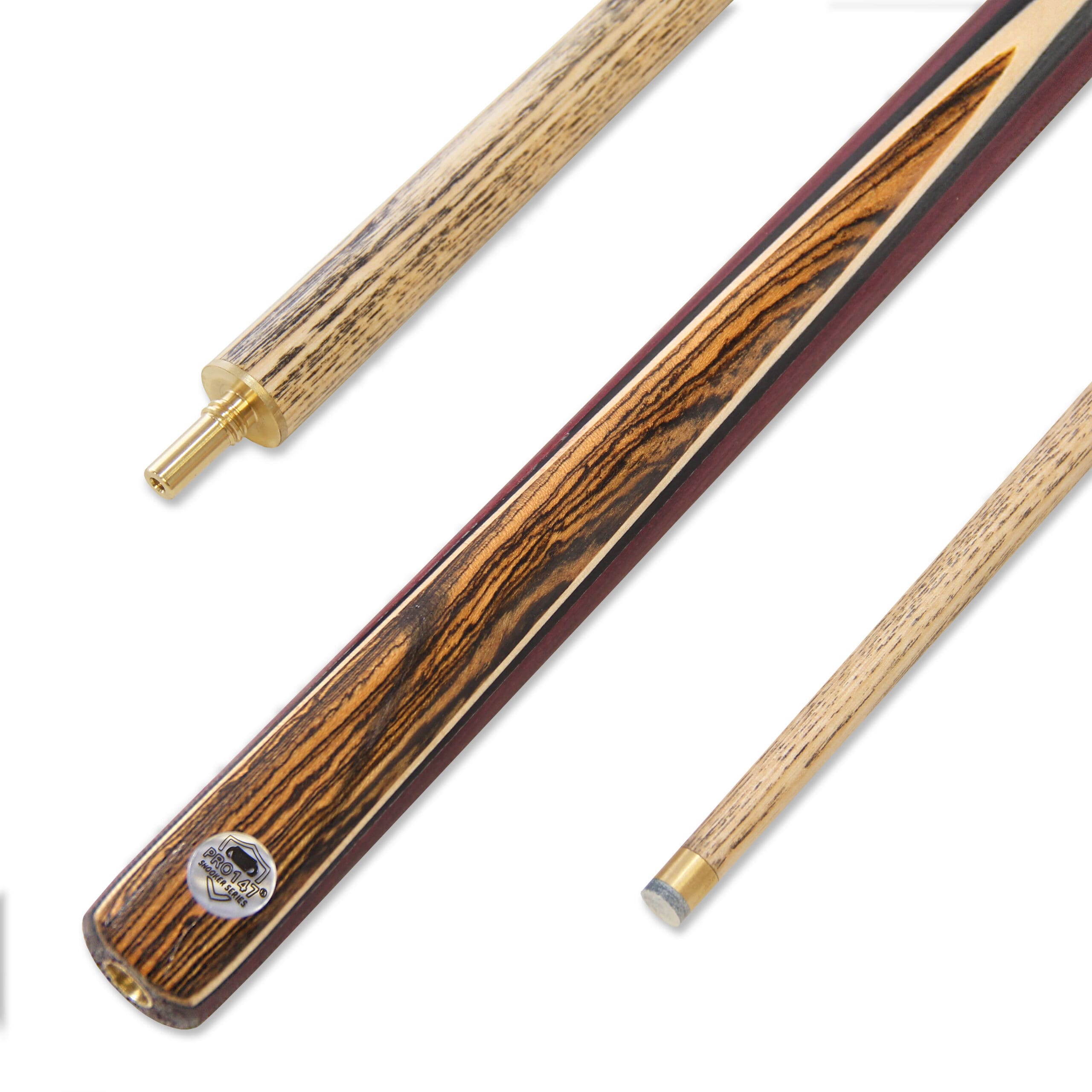 PRO147 Classic Purple Heart 2-piece cue Cue + Case