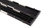 Deluxe chequered 2-piece cue case - 3 slot Cue + Case