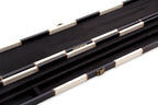Deluxe chequered 2-piece cue case - 3 slot Cue + Case