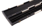 Deluxe chequered 2-piece cue case - 3 slot Cue + Case
