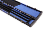 Deluxe chequered 2-piece cue case - 3 slot Cue + Case