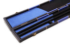 Deluxe chequered 2-piece cue case - 3 slot Cue + Case