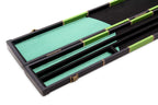 Deluxe chequered 2-piece cue case - 3 slot Cue + Case