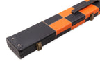 Deluxe chequered 2-piece cue case - 3 slot Cue + Case