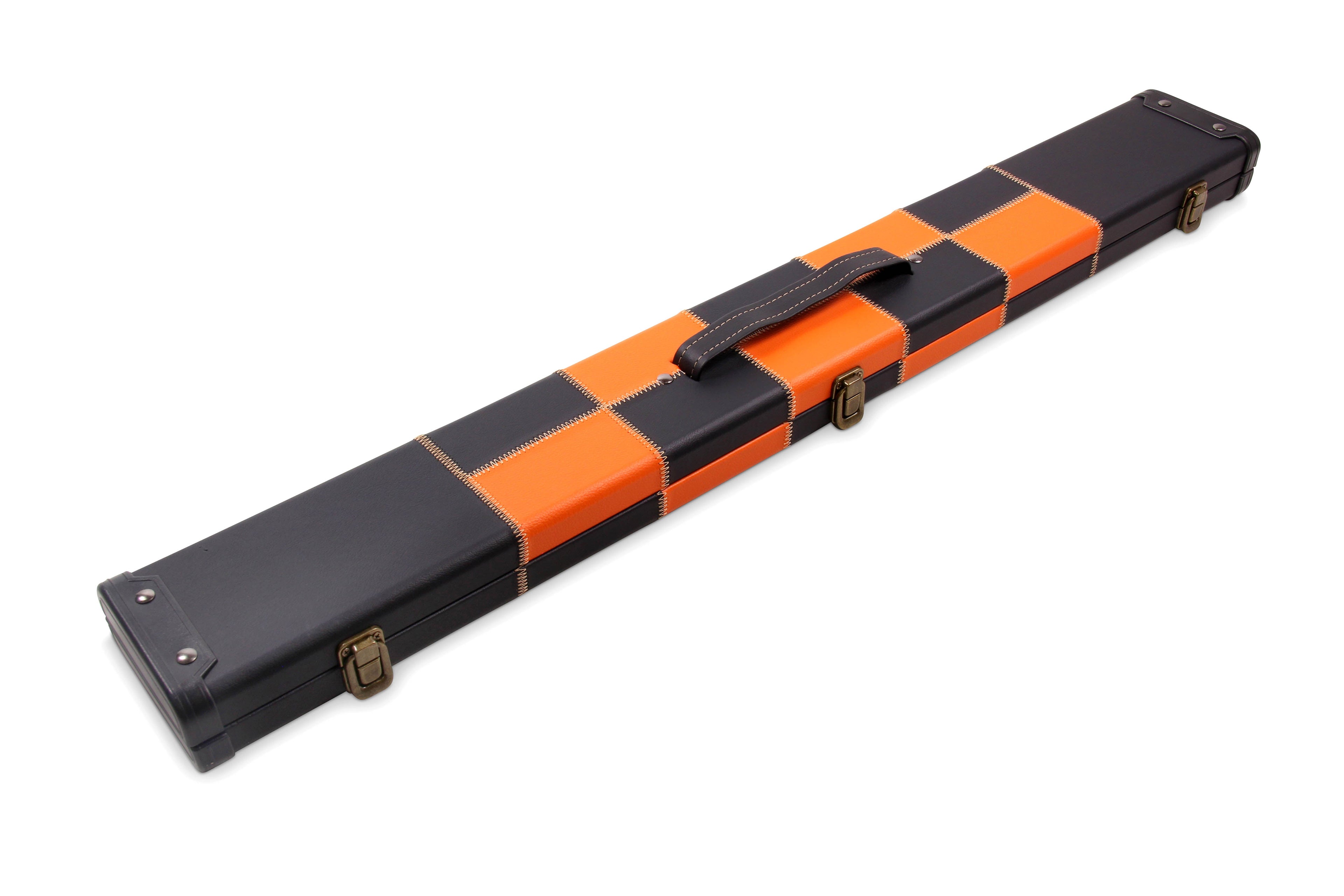 Deluxe chequered 2-piece cue case - 3 slot Cue + Case