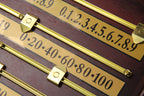 Mahogany 4-player snooker scoreboard Cue + Case