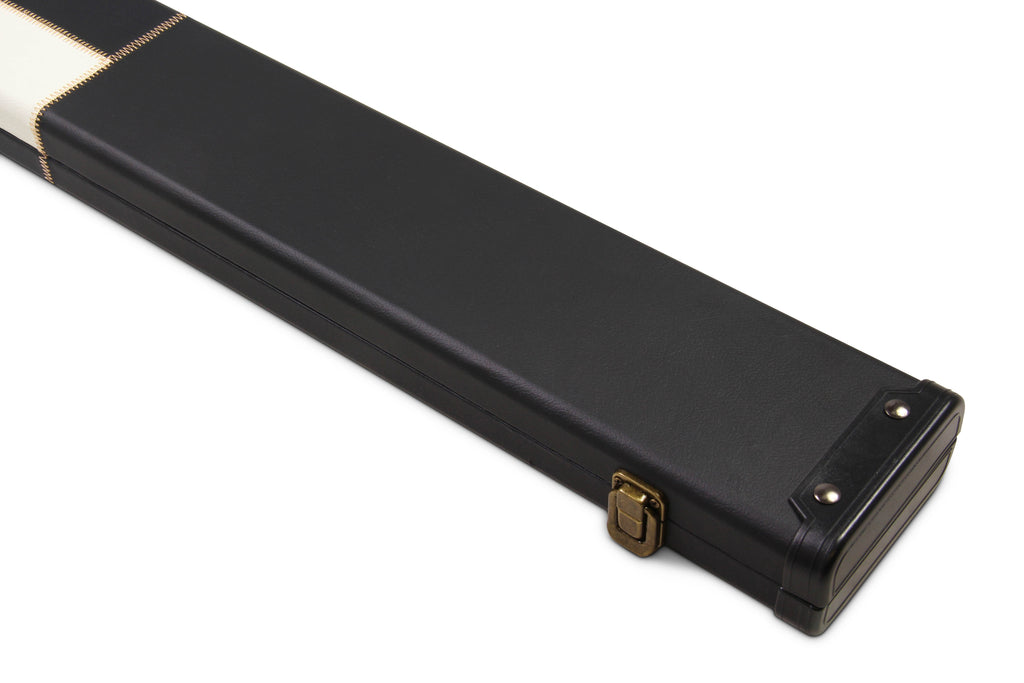Deluxe wide chequered 1-piece cue case - 3 cues Cue + Case