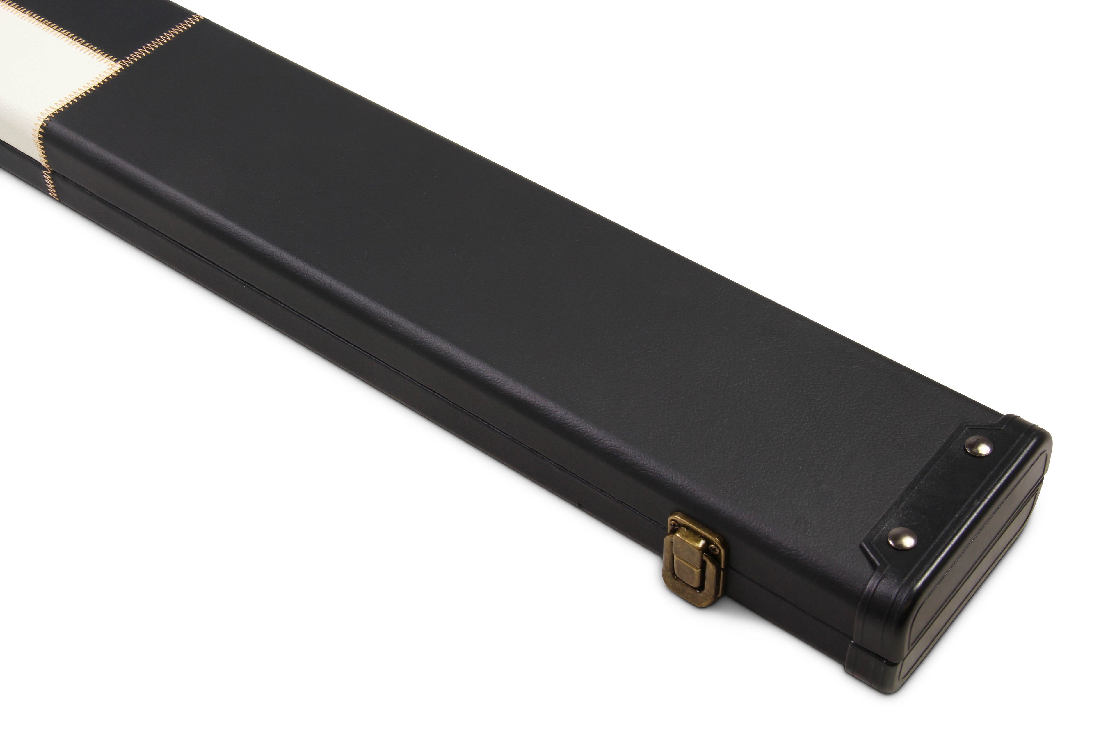 Deluxe wide chequered 1-piece cue case - 3 cues Cue + Case