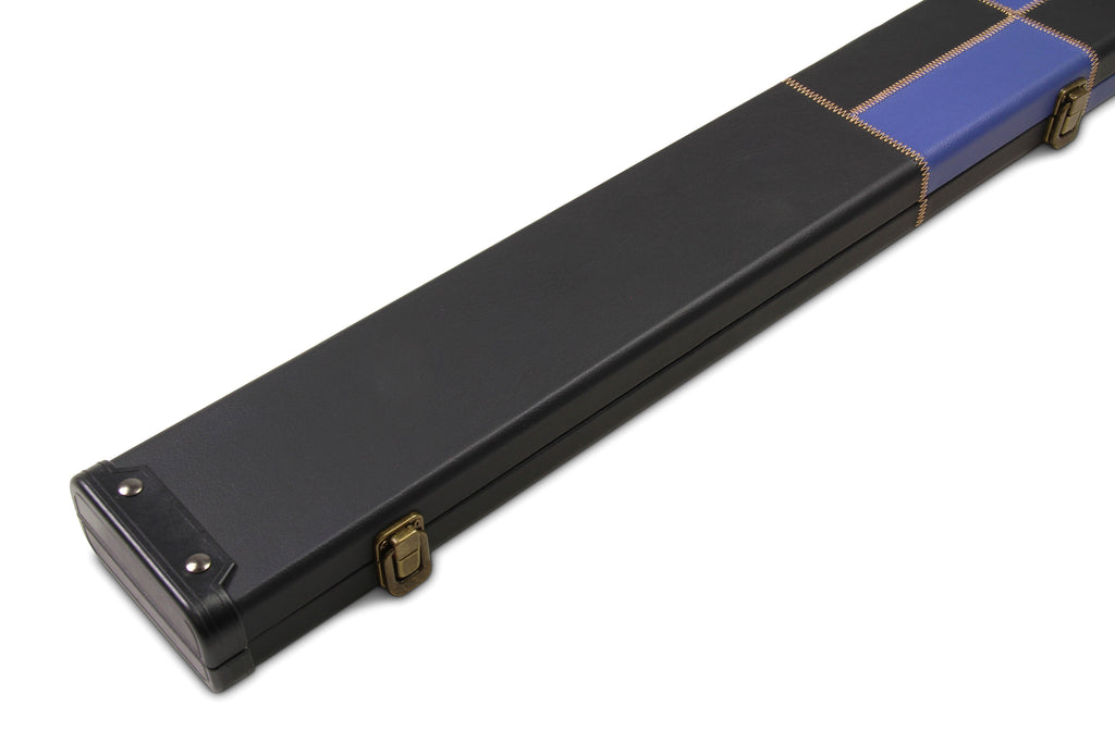 Deluxe wide chequered 1-piece cue case - 3 cues Cue + Case