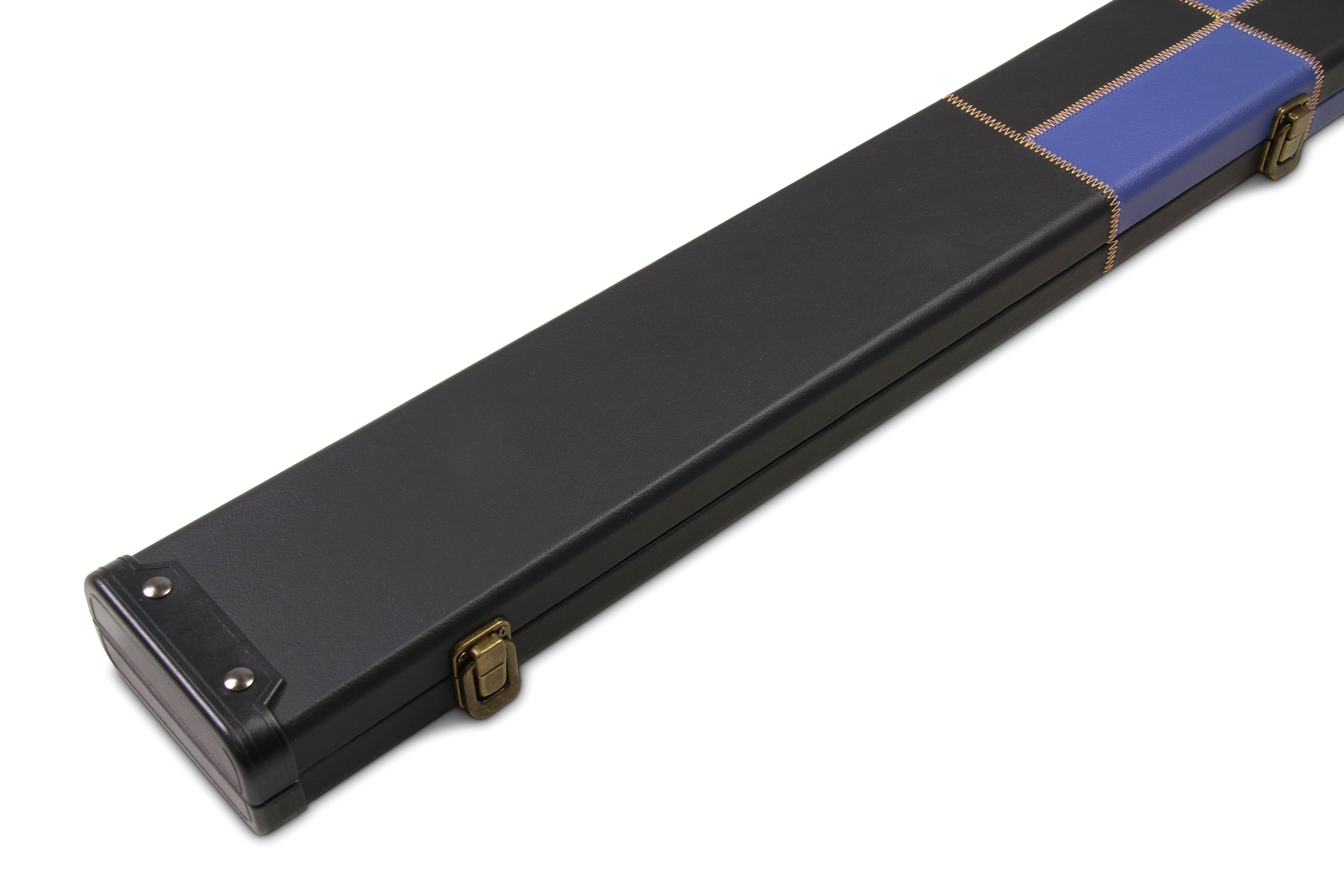 Deluxe wide chequered 1-piece cue case - 3 cues Cue + Case
