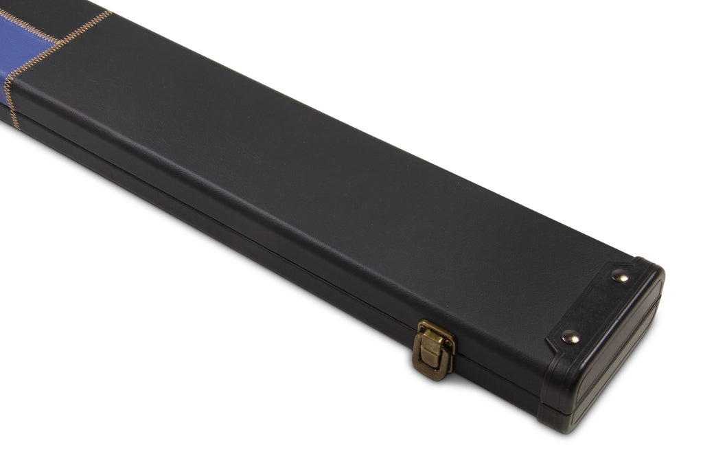 Deluxe wide chequered 1-piece cue case - 3 cues Cue + Case
