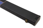 Deluxe wide chequered 1-piece cue case - 3 cues Cue + Case