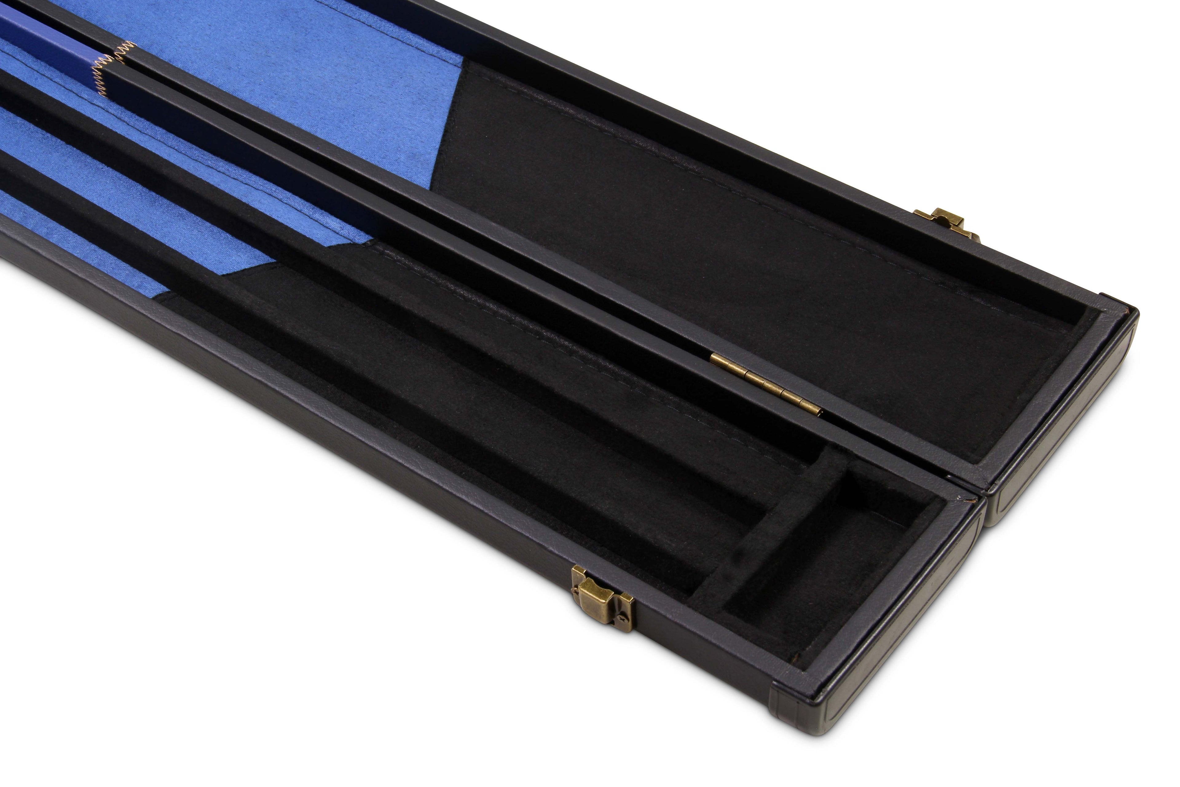 Deluxe wide chequered 1-piece cue case - 3 cues Cue + Case