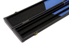 Deluxe wide chequered 1-piece cue case - 3 cues Cue + Case