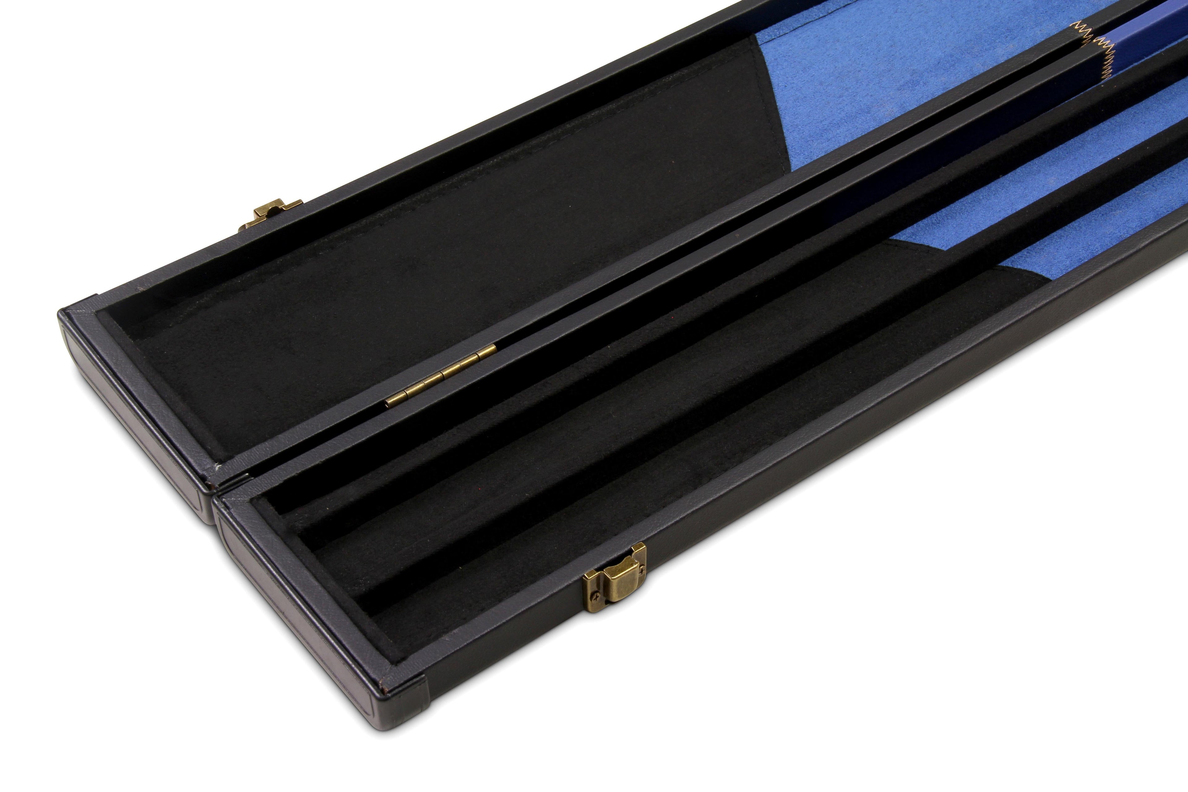 Deluxe wide chequered 1-piece cue case - 3 cues Cue + Case