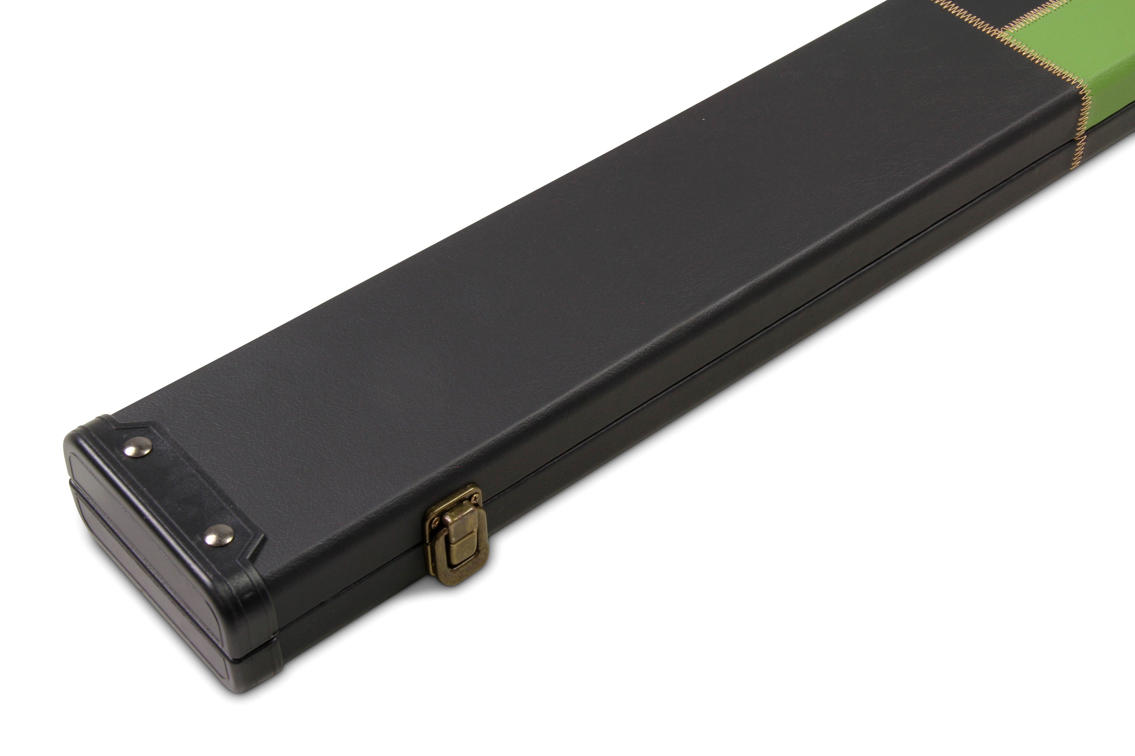 Deluxe wide chequered 1-piece cue case - 3 cues Cue + Case