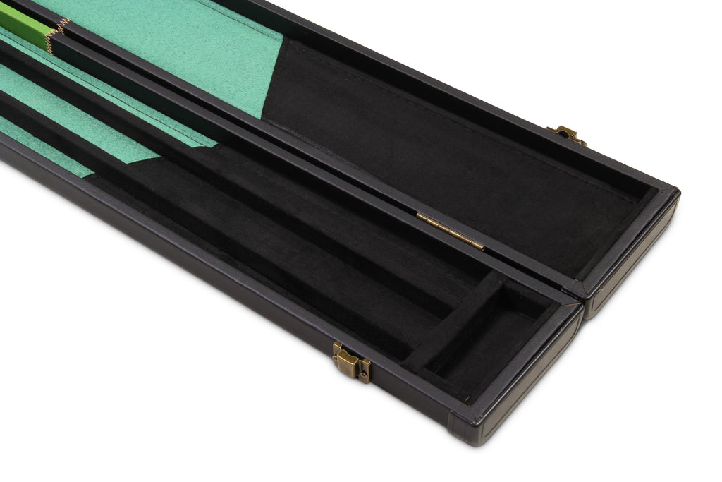Deluxe wide chequered 1-piece cue case - 3 cues Cue + Case