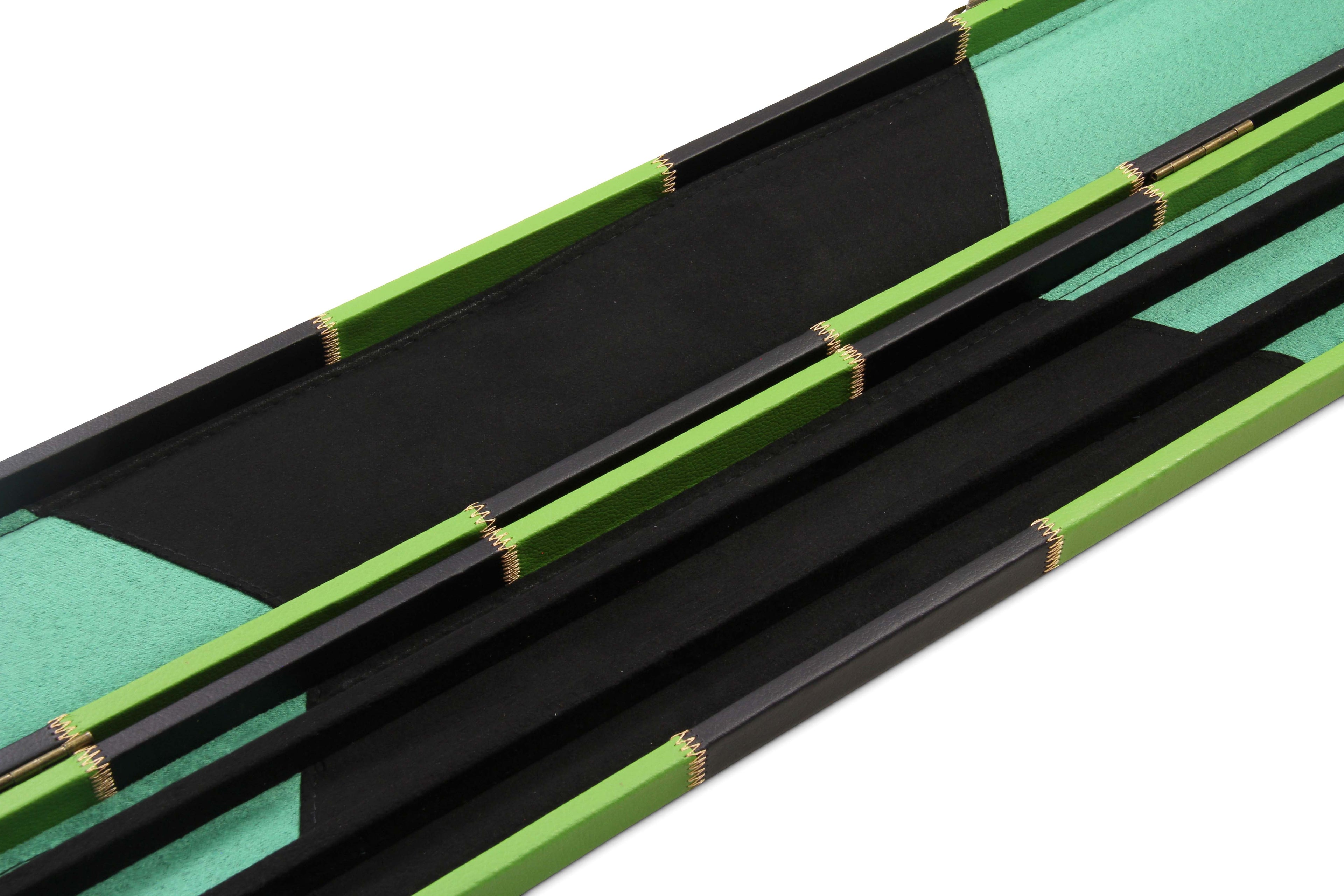 Deluxe wide chequered 1-piece cue case - 3 cues Cue + Case