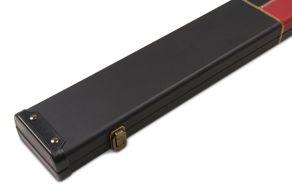 Deluxe wide chequered 1-piece cue case - 3 cues Cue + Case