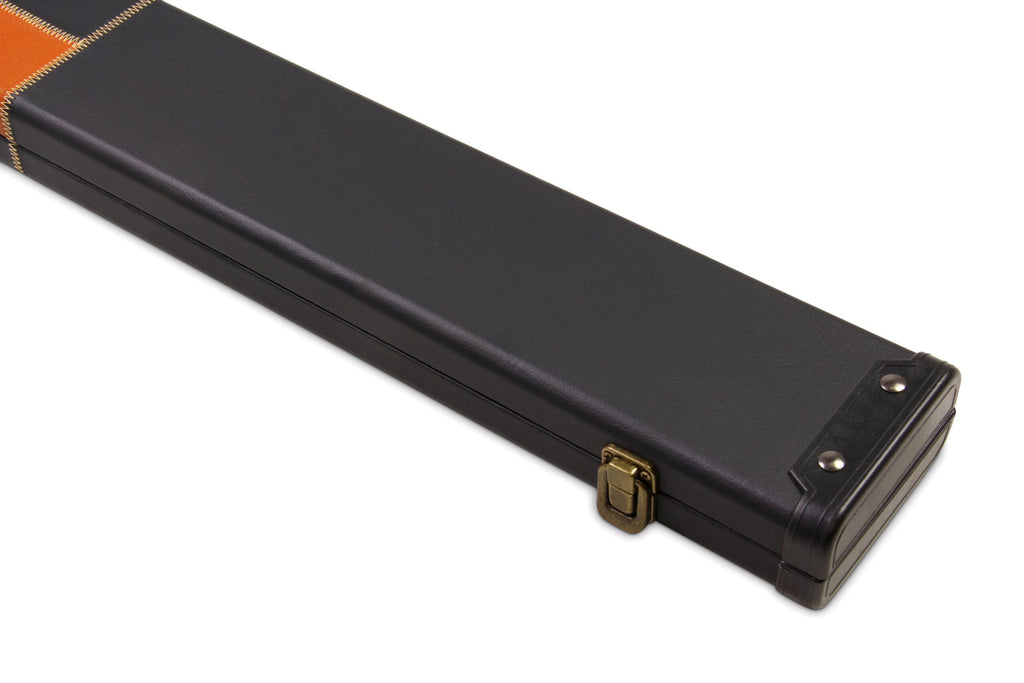 Deluxe wide chequered 1-piece cue case - 3 cues Cue + Case