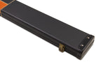 Deluxe wide chequered 1-piece cue case - 3 cues Cue + Case