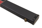 Deluxe wide chequered 1-piece cue case - 3 cues Cue + Case