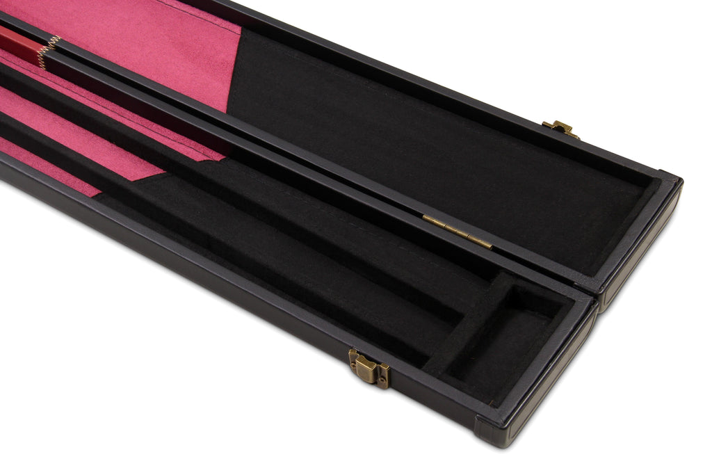 Deluxe wide chequered 1-piece cue case - 3 cues Cue + Case