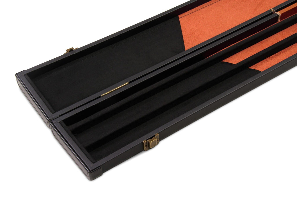 Deluxe wide chequered 1-piece cue case - 3 cues Cue + Case