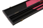 Deluxe wide chequered 1-piece cue case - 3 cues Cue + Case