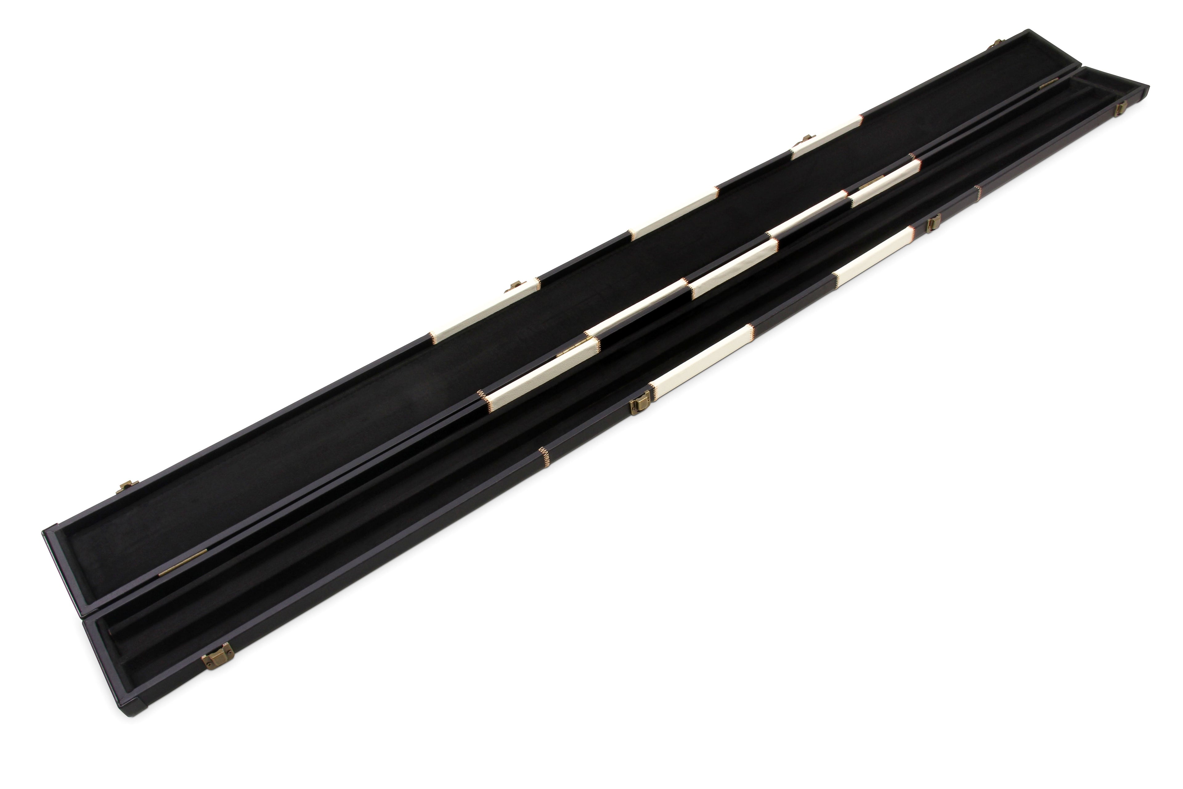 Deluxe wide chequered 1-piece cue case - 3 cues Cue + Case