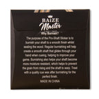Baize Master Pro-Shaft Slicker cue burnishing pad Cue + Case