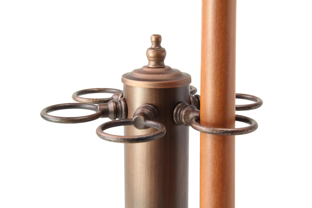 Funky Chalk freestanding metal cue rack - 6 cues Cue + Case