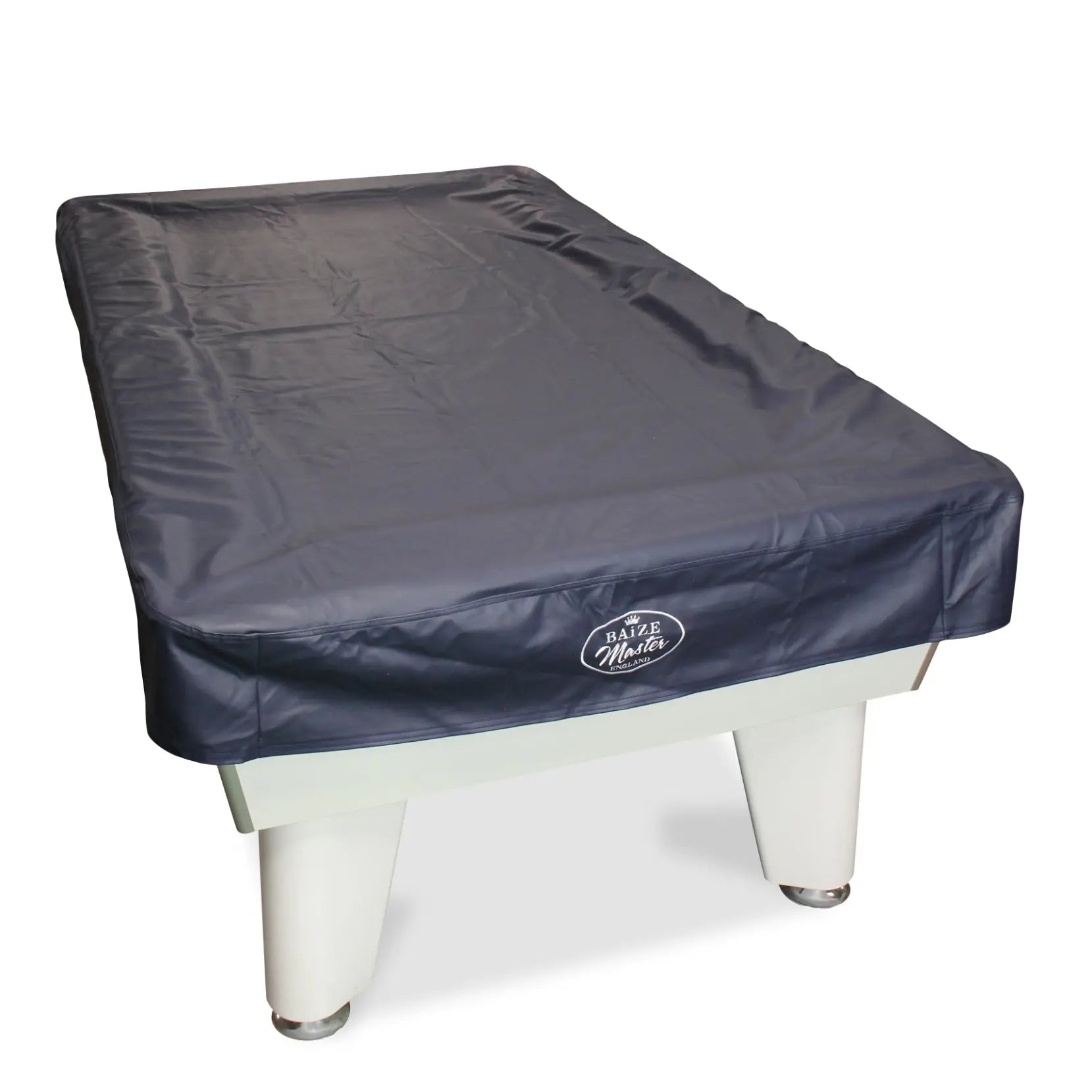 Baize Master 7ft navy blue pool table cover Cue + Case