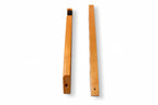 Solid oak straight 6-way wall-mounted cue rack Cue + Case