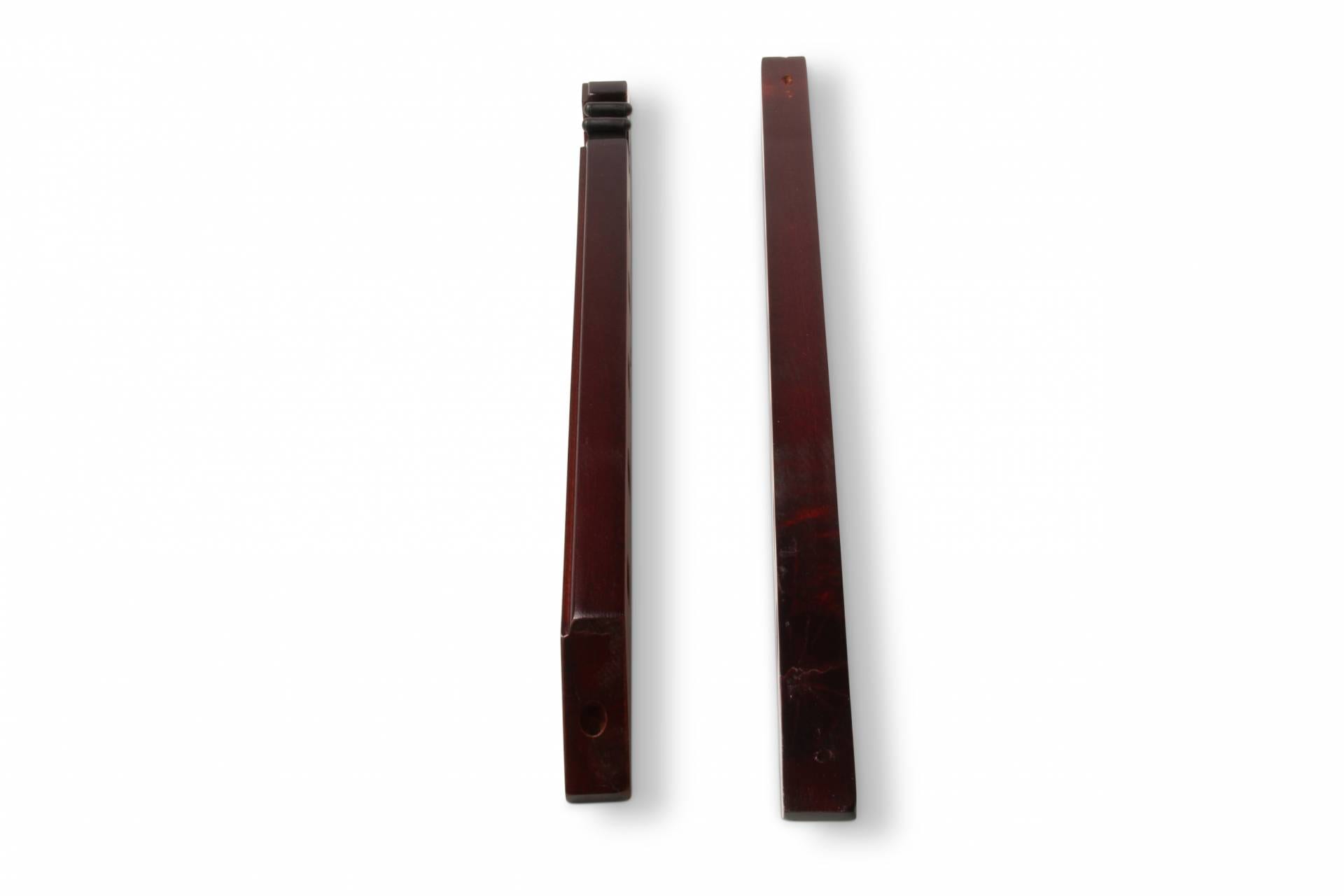 Mahogany straight 6-way wall-mounted cue rack Cue + Case