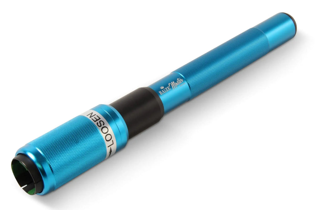 Baize Master blue mini pool cue extension Cue + Case
