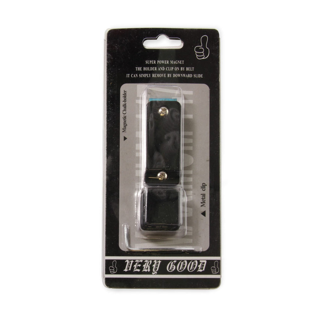 Metal magnetic chalk holder and belt clip Cue + Case