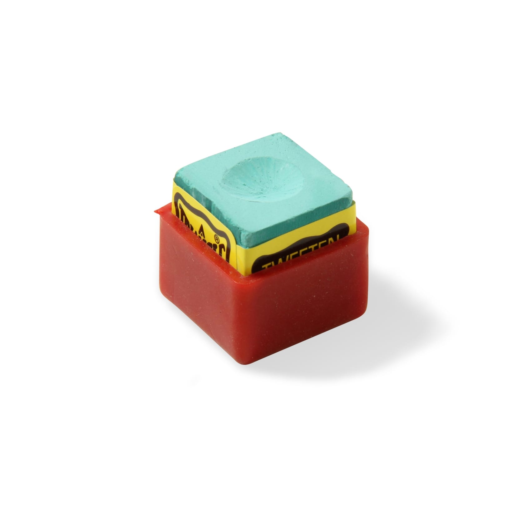 Rubber chalk holder and cover Cue + Case