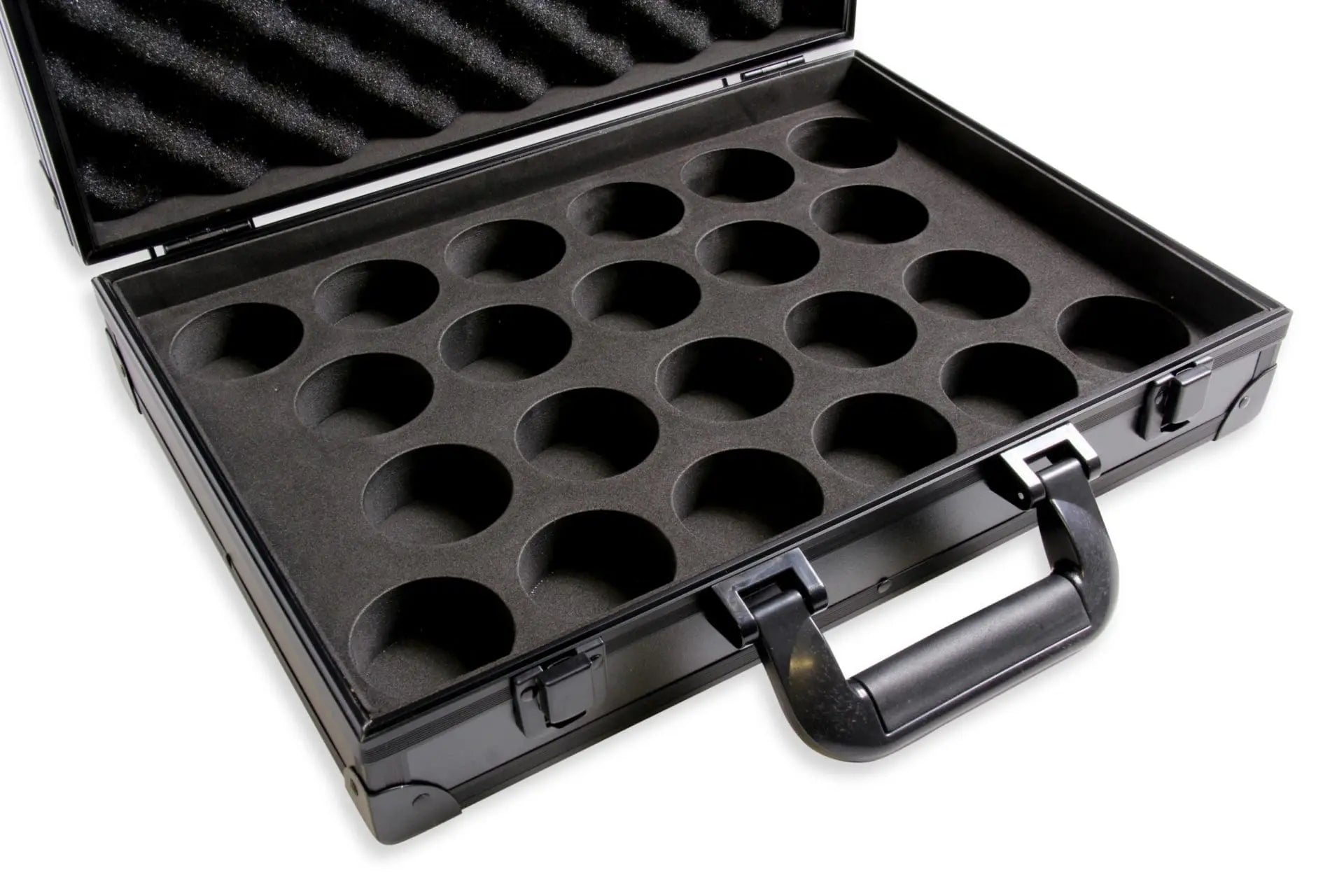 Baize Master black snooker ball case - 22 balls Cue + Case