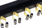 Funky Chalk 4-way wall-mounted cue rack Cue + Case