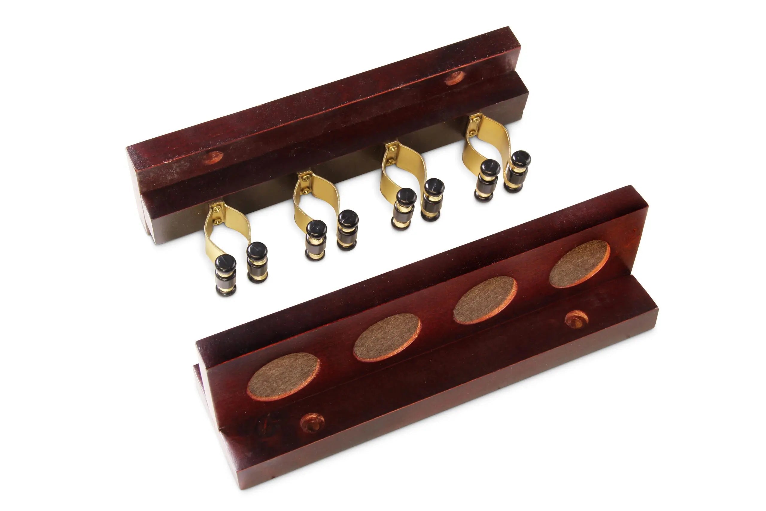 Funky Chalk 4-way wall-mounted cue rack Cue + Case