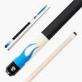 Jonny 8 Ball Flame 58-inch 2-piece cue Cue + Case