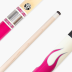 Jonny 8 Ball Flame 58-inch 2-piece cue Cue + Case