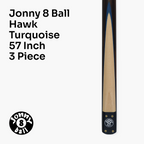 Jonny 8 Ball Hawk adjustable 3-piece pool cue Cue + Case