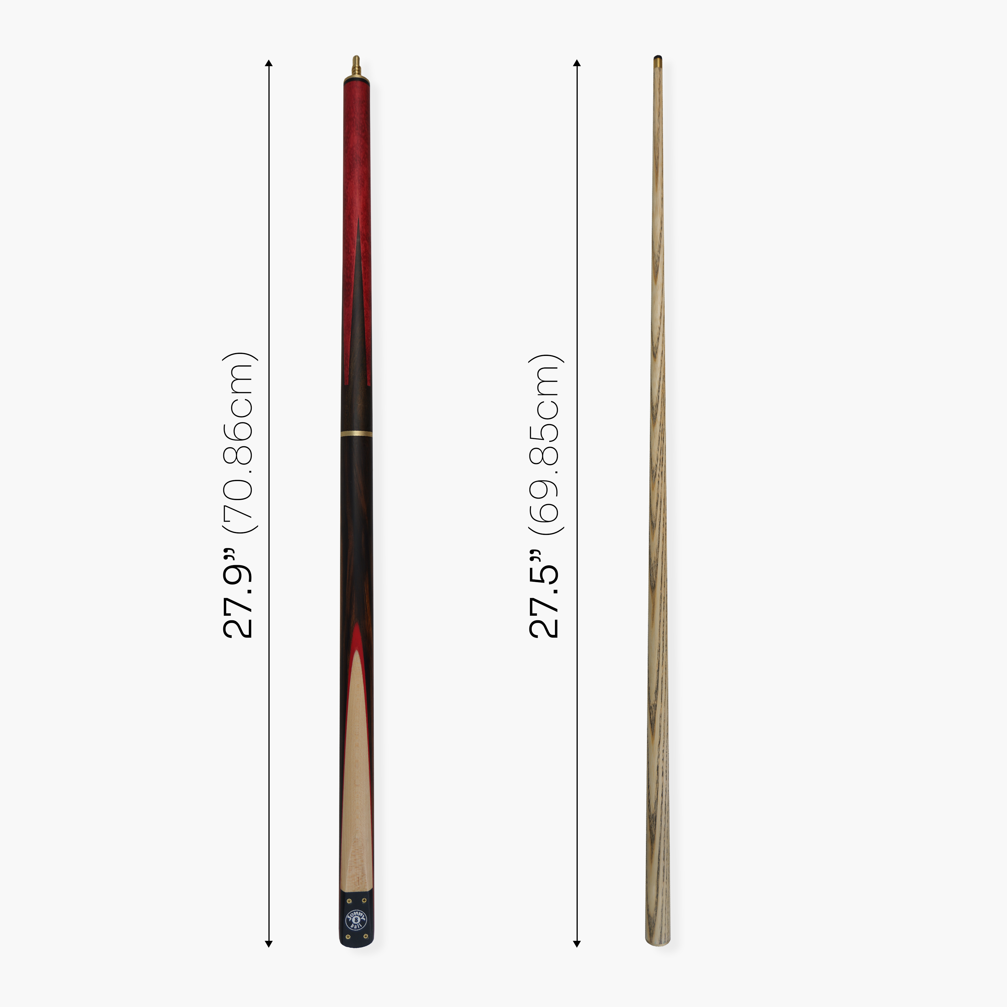 Jonny 8 Ball Hawk adjustable 3-piece pool cue Cue + Case