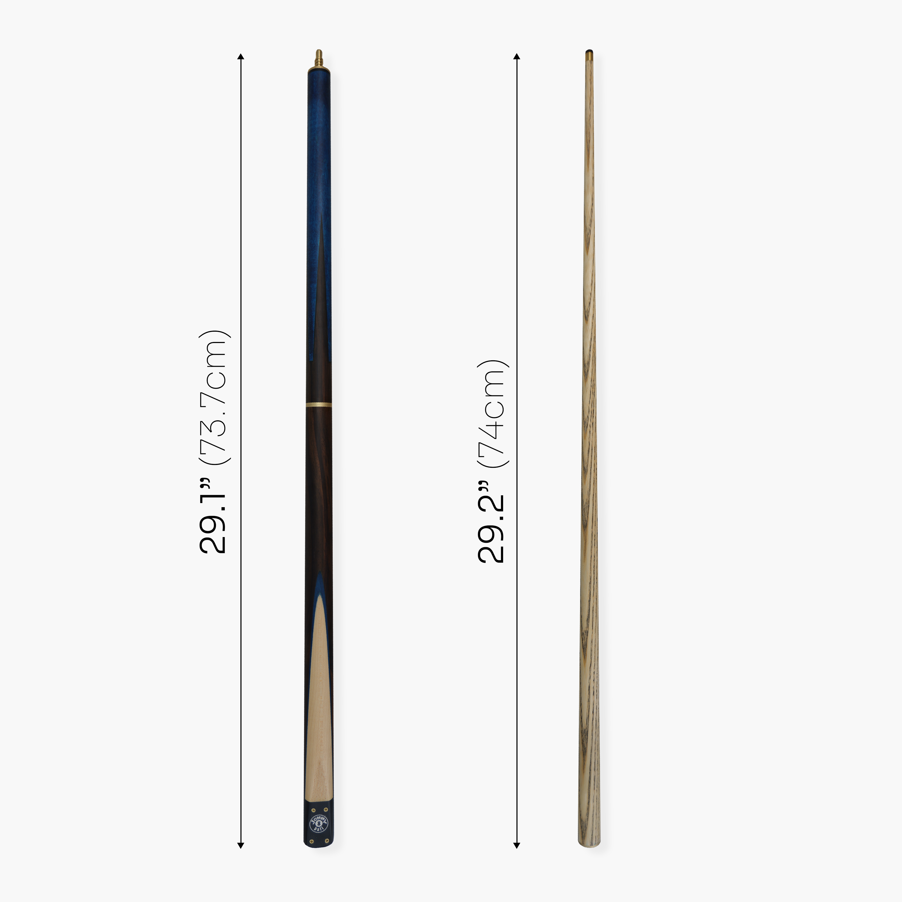 Jonny 8 Ball Hawk adjustable 3-piece pool cue Cue + Case