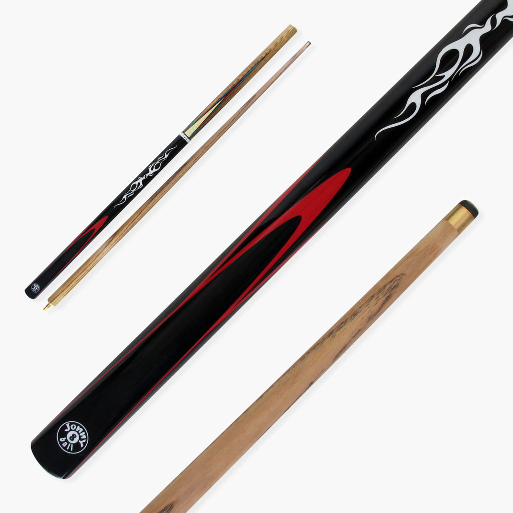 Jonny 8 Ball Silver Smoke 57-inch 2-piece pool cue Cue + Case