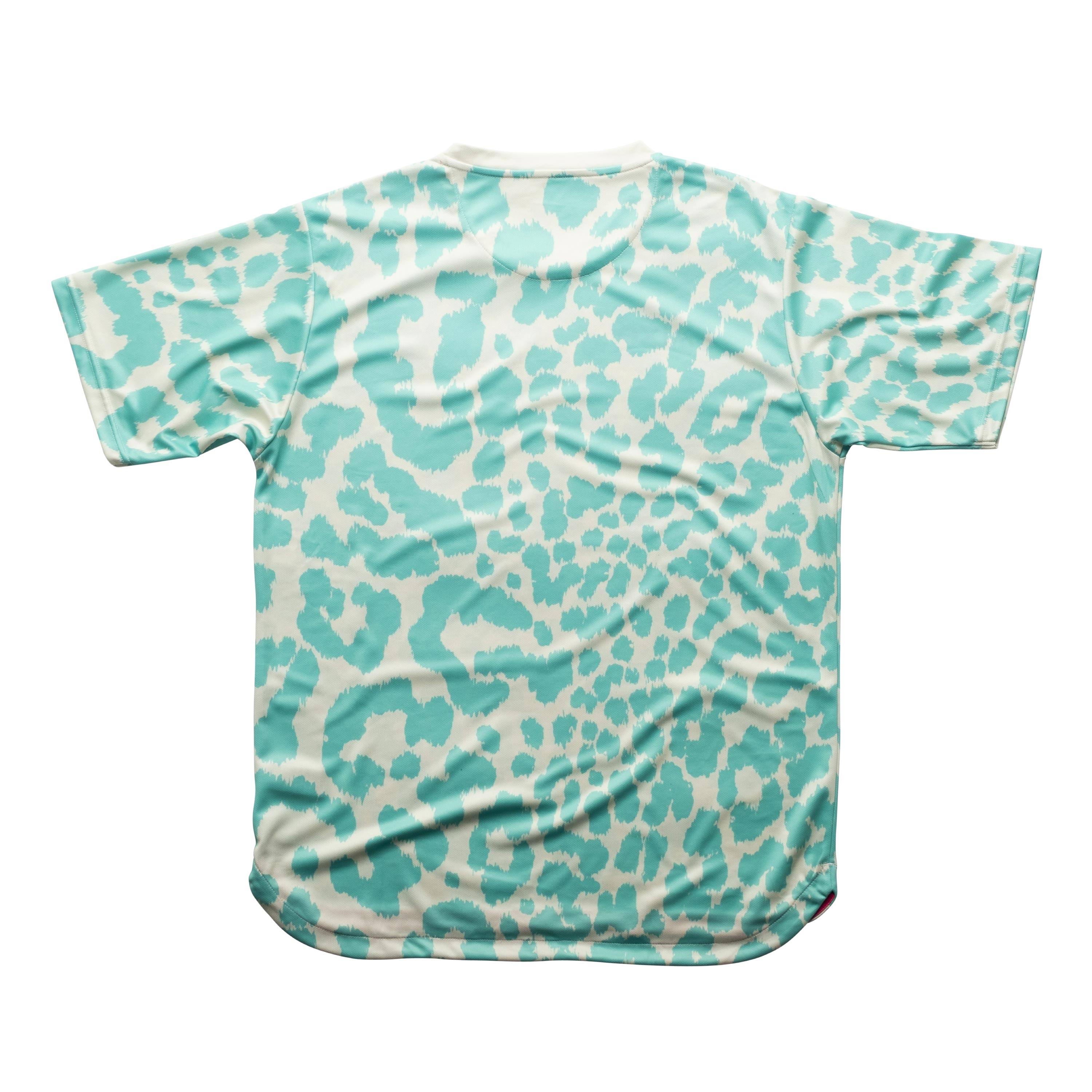 Aixo Leopard Mens Top Ivory Aixo
