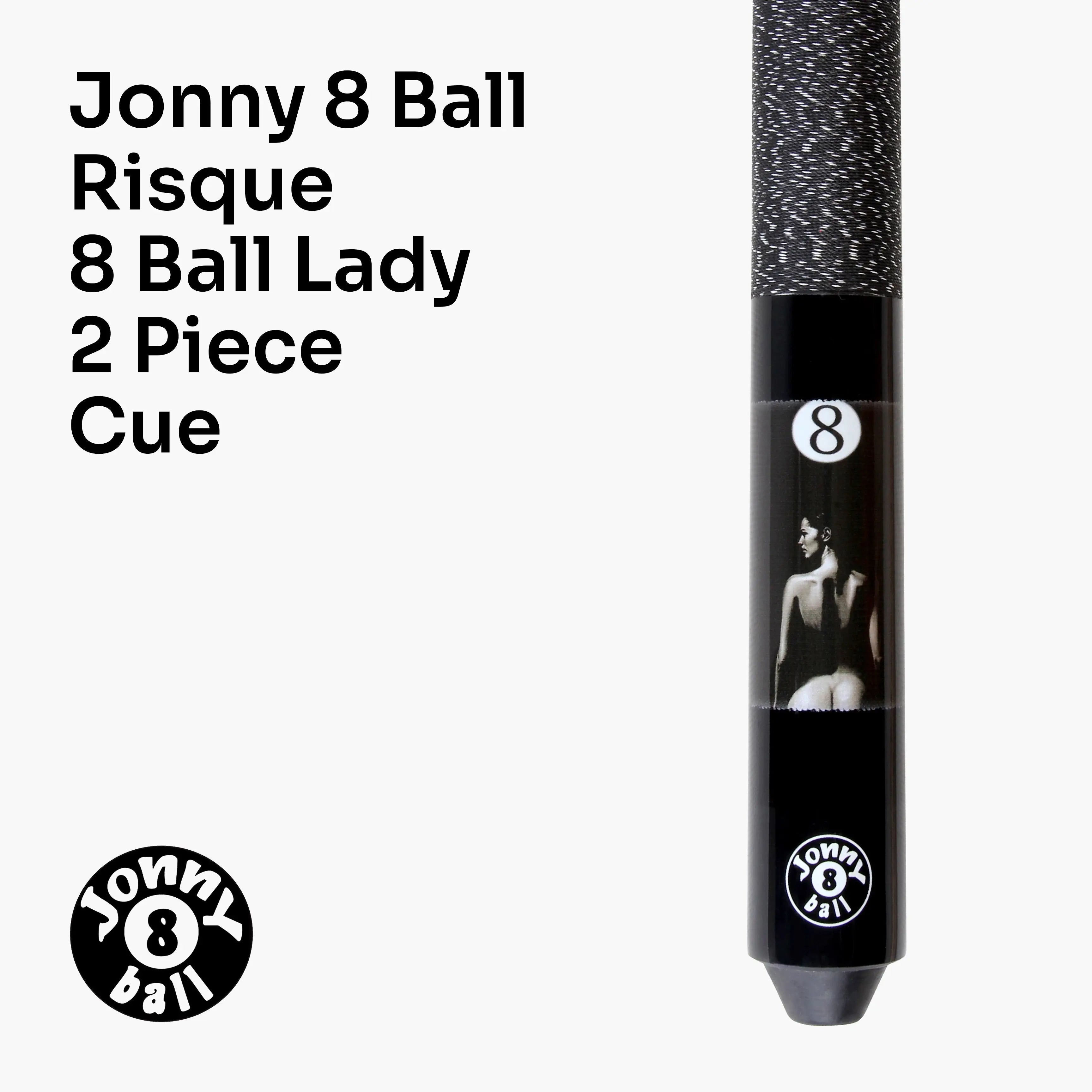 Jonny 8 Ball Risque 57-inch 2-piece cue Cue + Case