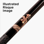 Jonny 8 Ball Risque 57-inch 2-piece cue Cue + Case